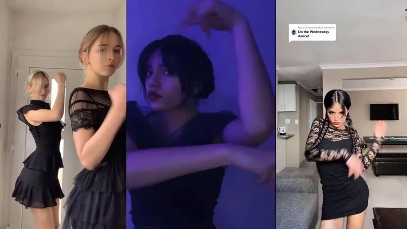 Wednesday Addams I ll dance dance dance with my hands hands hands Challenge Dance Tiktok