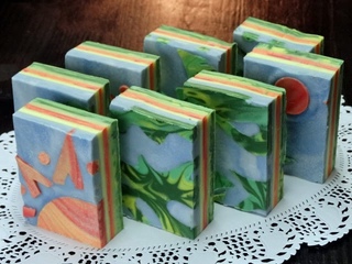 Earth & Fire by Black Cat Blues-Premium Hand Made Art Soap