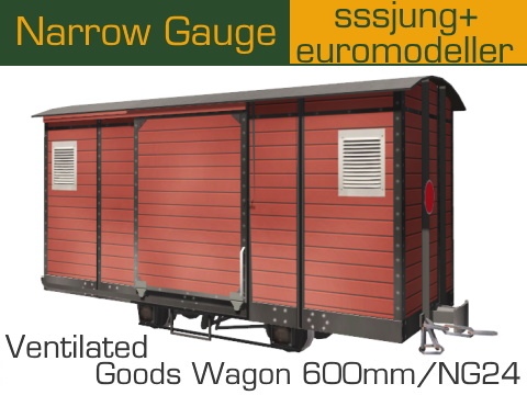 EMT SSSJ 600mm Ventilated Goods Wagon