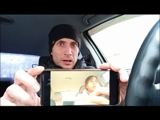 Реакция мужа: жена впервые одна за рулём