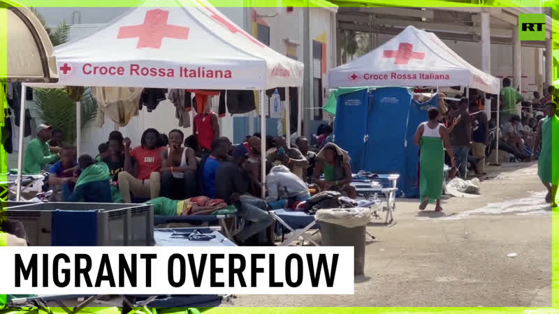 Lampedusa overflowing with