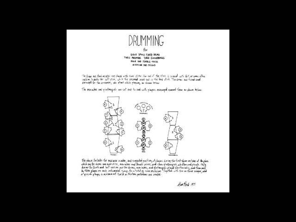 Steve Reich and Musicians Drumming Original 1971 Live
