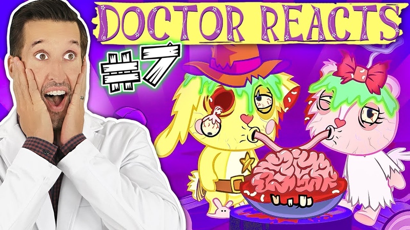 ER Doctor REACTS to Happy Tree Friends Medical Scenes,