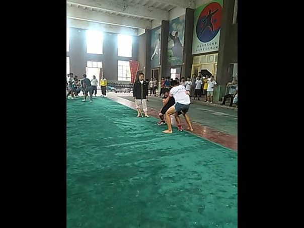 Chinese wrestling in Chenjiagou taijiquan