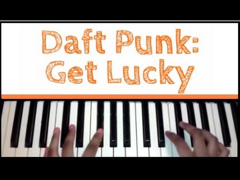 Daft Punk Get Lucky: Piano
