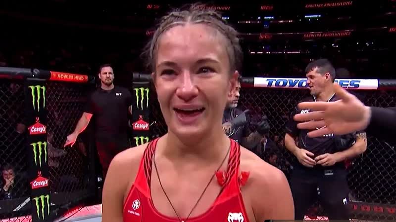 Karolina Kowalkiewicz Octagon Interview, UFC