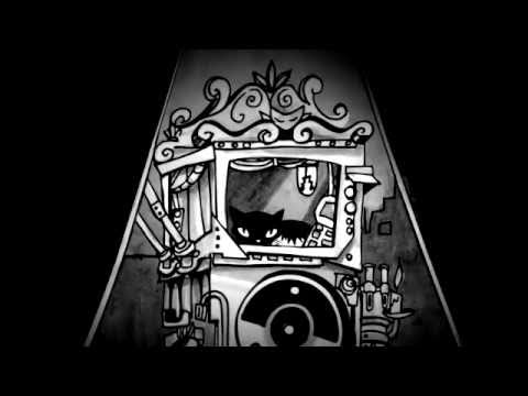 Emily the Strange in her 3rd novel, Dark