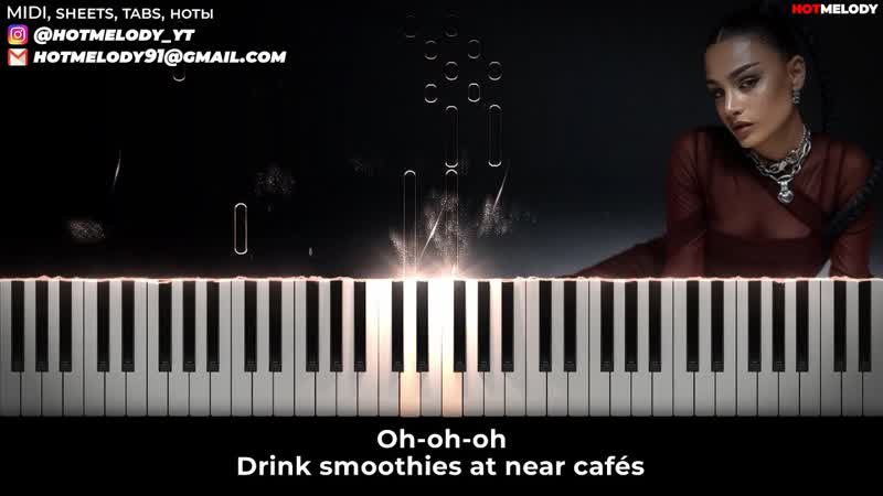 Brunette Future Lover karaoke piano instrumental