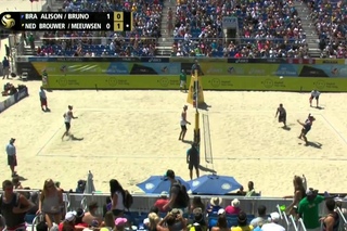 Alison/Bruno Schmidt vs Brouwer/Meeuwsen (Semifinals) LONG BEACH GS 2015