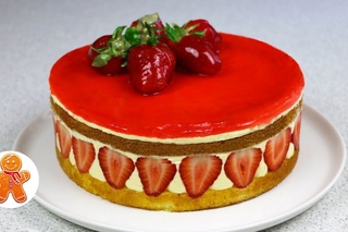 Клубничный торт “Фрезье“ (Fraisier Torte / Fraisier Cake)
