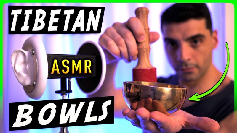 UNREAL ASMR Ear to Ear TIBETAN BOWLS Healing Vibration