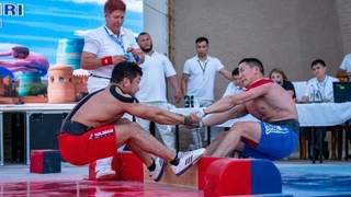 With Lena Tomskaya to Khiva for the Mas-Wrestling World Cup 1st stage/2nd competition day