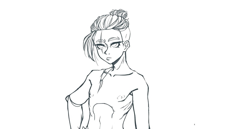 speedpaint wip, part 1. ,, the dark