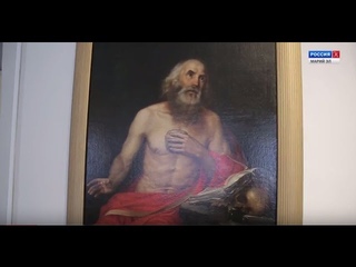 Экспонат – Оригинал картины «Святой Иероним» в музее Козьмодемьянска