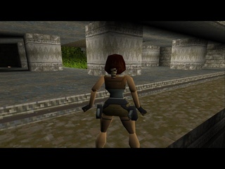 [PS1/EUR] Tomb Raider [PISTOLS ONLY] [] - 01. Caves