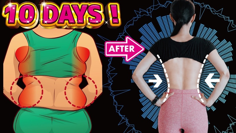 Back Fat + Flat Belly + Smaller Waist, Standing Workout , 10 Days