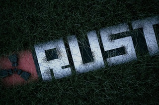 NEW RUST бег за ресурсами , и встретил противника №7