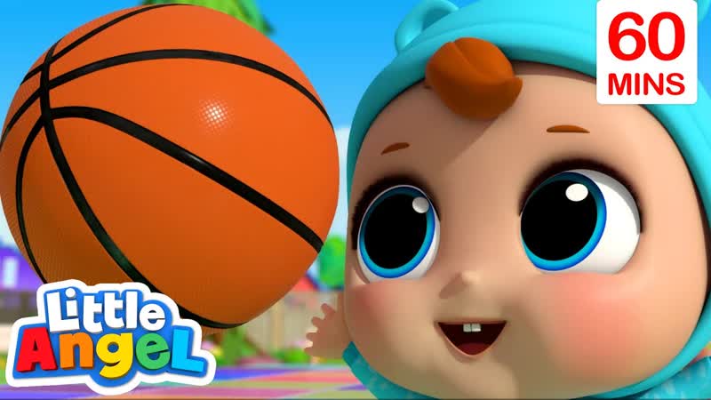 Sports Song Little Angel, Kids Cartoons Nursery Rhymes, Moonbug