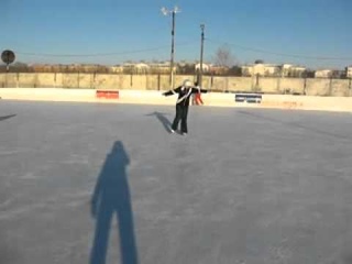 я катаюсь на коньках