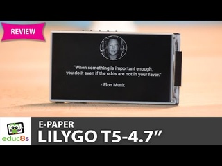 LilyGo T5 4.7 E-Ink Review with Arduino
