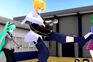 【GUMI＆初音ミク】 Ready to Rock (MMD-PV)
