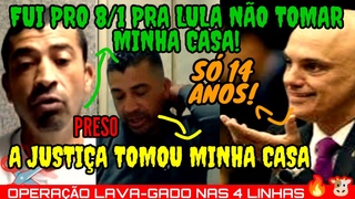 🚨PRESO! GOLPISTA BOLSONARISTA DIZ QUE FOI PRO 8/1 PELA CASA E QUE PM INCENTIVOU A REVOLUÇÃO DOS MANÉ