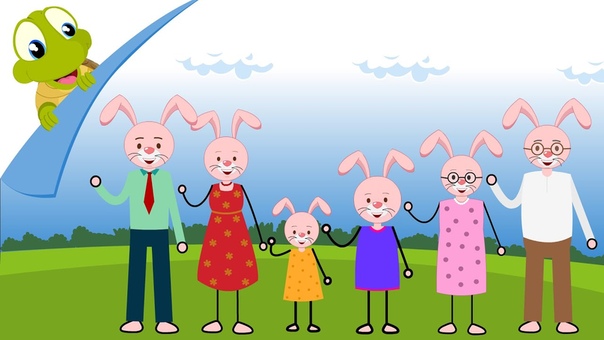 I Love my family Nursery Rhyme for Kids, Family song, Daddy Mommy Grandpa Grandma