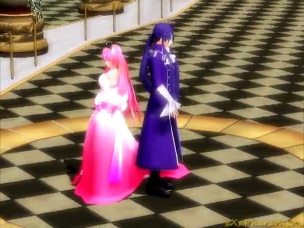 MMD Wedding Gift Kaito x Miku, Luka x Gakupo