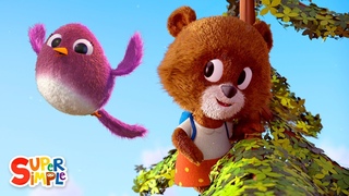 The Bear Went Over The Mountain | Super Simple Songs
