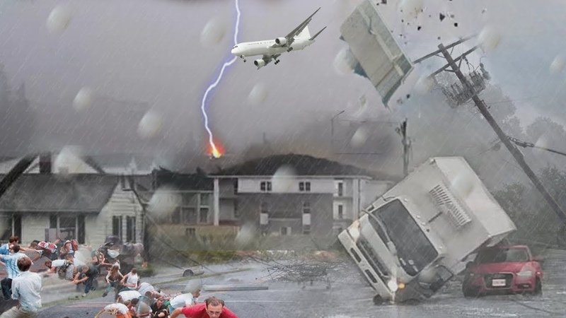 Brutal Destruction in Melbourne Now Super Hail Storm Damages Buildings in