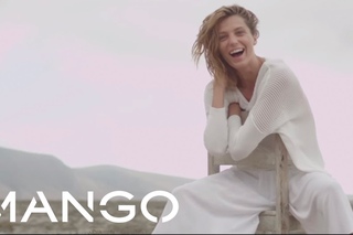Daria Werbowy for MANGO Spring 2014 - The making of