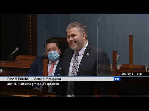 Motion, Pascal Bérubé exhorte le gouvernement de rompre la monarchie britannique au