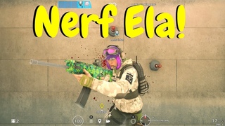 Ela Shotgun Nerf in Rainbow Six Siege (Test Server Gameplay)