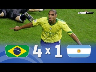 Brasil 4 x 1 Argentina ● 2005 Confederations Cup Final Extended Goals & Highlights HD