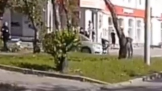 Круз снёс юного электросамокатчика. Real video
