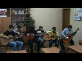 Mozart W.А. - Spring Song arr. Eythor Thorlaksson-исп. ансамбль гитаристов им.Цезаря Вамбы