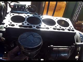 Wood-Mizer LT40 Замена колец двиг. Kubota D33 Replacement rings engine.