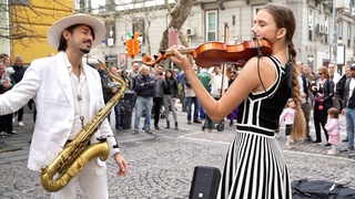 WELCOME to ITALY 🇮🇹 L’ italiano - Daniele Vitale & Karolina Protsenko | Violin & Sax Cover
