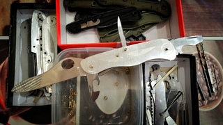 Кастомизация ножей Victorinox начало. Nomad (Picknicker, Centurion) с одноруким, плэйновым клинком.