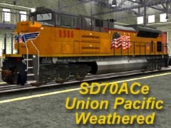 EMD SD70ACe Weathered Union Pacific DES