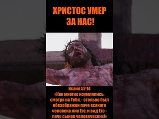 Христос Умер за Нас! #shorts