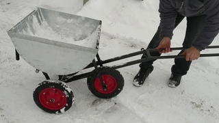 Лопата снеговая на колесе + трансформер в садовую тачку