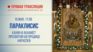 Прямая трансляция. Параклисис. Канон и акафист Пресвятой Богородице нараспев  г.