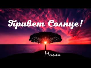 Привет Солнце! Пожелание с добрым утром
