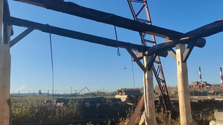 Навесъ въ поместье. Третий день сборки.