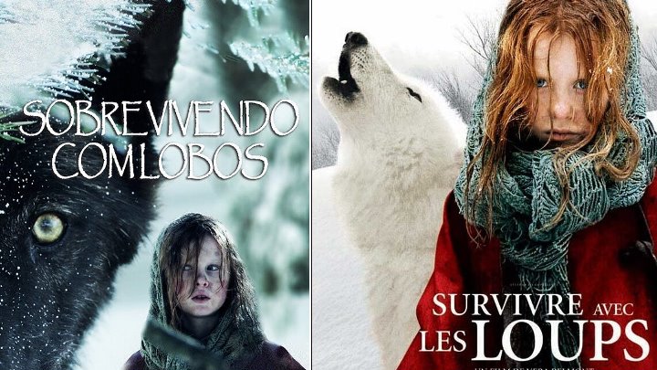 Sobrevivendo Com Lobos 2007 ( Survivre Avec Les l Loups ), WWII Traumatizada, perdida, Matilha de Lobos salva