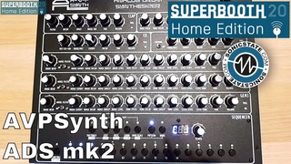 Superbooth 20HE: AVPSynth ADS mk2 - Analog drums from Russia