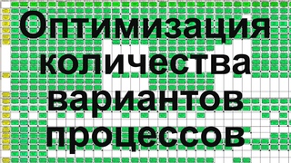 Оптимизация количества вариантов бизнес-процесса под требования первичных клиентов