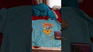 FNAF DVD and Adventure Time Shirt