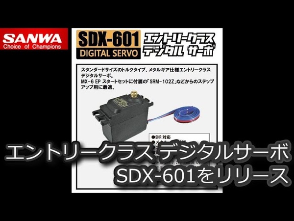 RC SANWA エントリークラス デジタルサーボ SDX